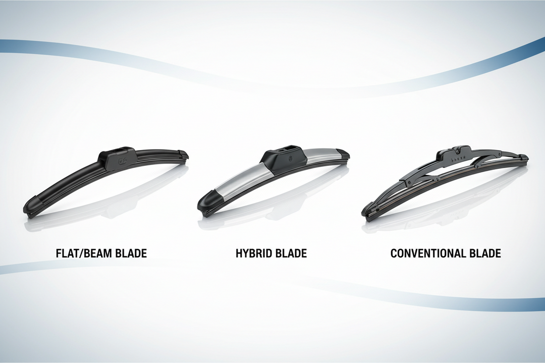 best wiper blades flat hybrid conventional